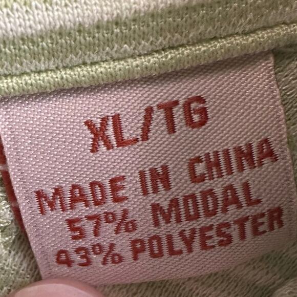 Tommy Bahama Green Tonal Striped Short Sleeve Polo Men's Size XL Workwear Golf - Picture 3 of 4